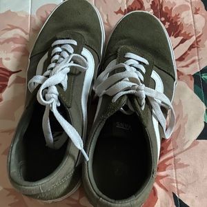 Vans Olive green size 10 woman